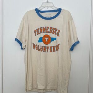 Retro Tennessee Volunteers Lady Vols Basketball Ringer Tee XXL